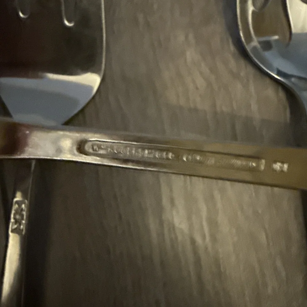 Wm Rogers‎ Custom Stainless Suncrest Spring Charm Ladle Meat Fork Serving Spoons